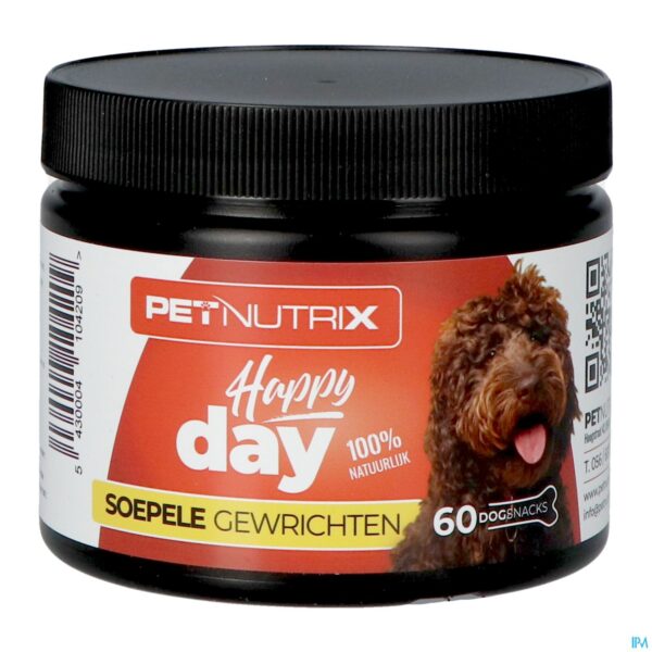 Packshot Petnutrix Happy Day Soepele Gewrichten Dog 60