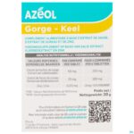 Packshot Azeol Keel Munt Zuigtabl 30 Packshot Azeol Keel Munt Zuigtabl 30