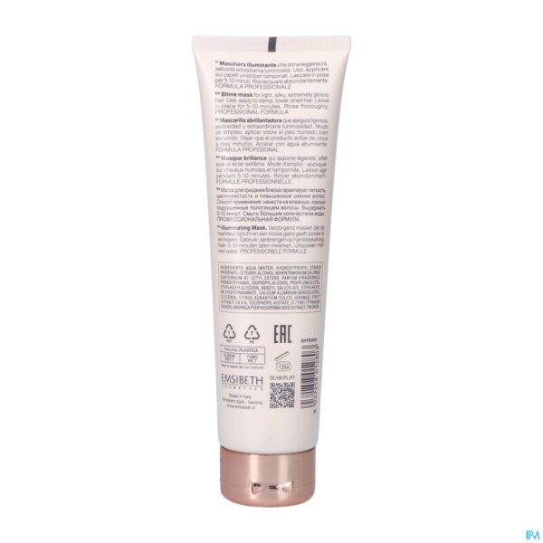 Packshot Ethe Shine Haarmasker-fijn Gekleurd Tube 150ml Packshot Ethe Shine Haarmasker-fijn Gekleurd Tube 150ml
