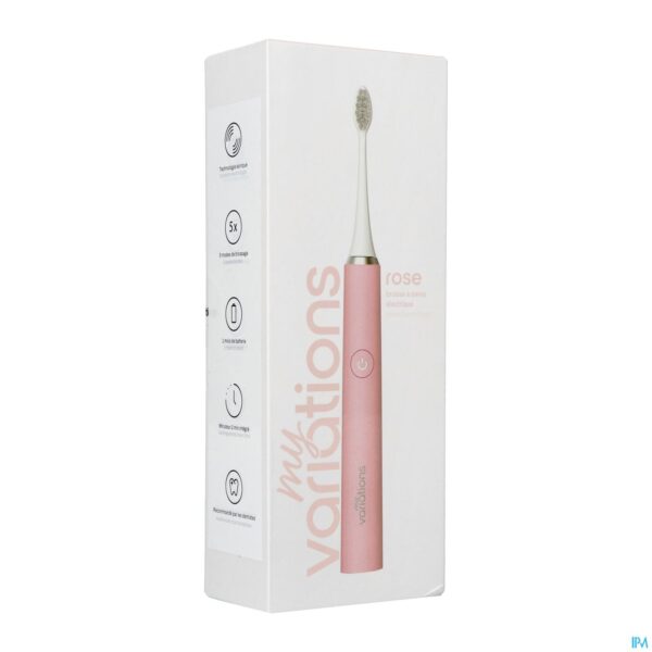 Packshot Myvariations Elektrische Tandenborstel Pastel Rose Packshot Myvariations Elektrische Tandenborstel Pastel Rose
