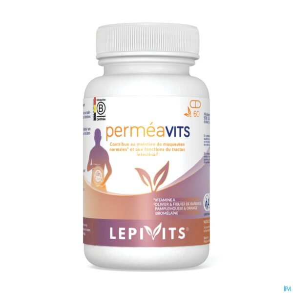 Packshot Permeavits Caps 60 Lepivits
