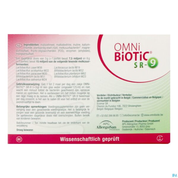 Packshot Omni Biotic Sr9 28x3g