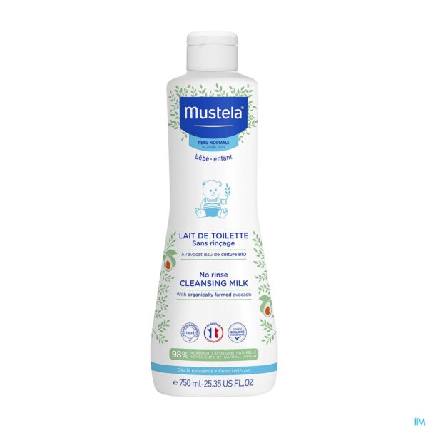 Productshot Mustela Pn Toiletmelk Z/spoelen 750ml