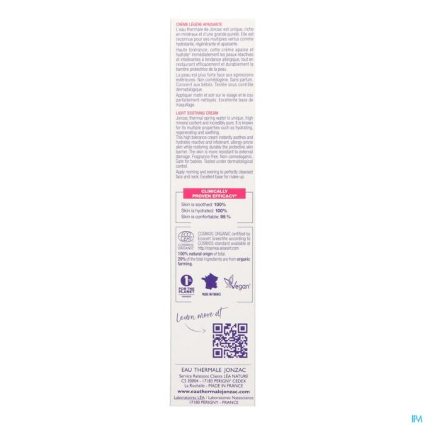 Packshot Jonzac Reactive Control Emulsion Leg 40ml Packshot Jonzac Reactive Control Emulsion Leg 40ml