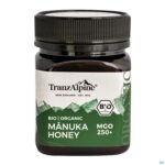 Productshot Tranzalpine Bio Manuka Honing Mgo 250+ 250g