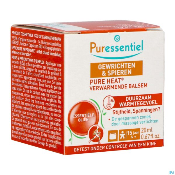 Packshot Puressentiel Gewrichten Balsem Pure Heat 20ml
