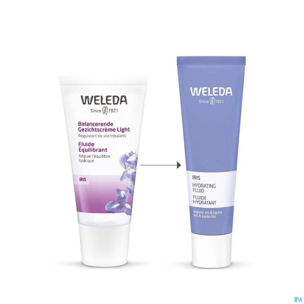 Lifestyle_image Weleda Iris Hydraterende Fluide 30ml