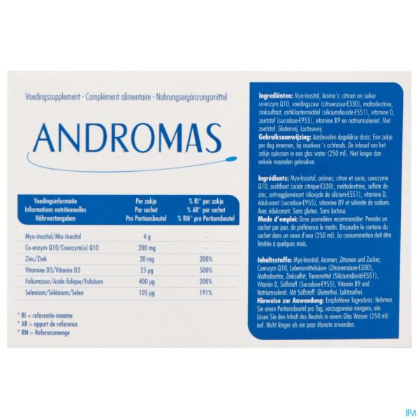 Packshot Andromas Zakjes 30