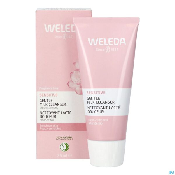 Productshot Weleda Sensitive Hydraterende Reinigingsmelk 75ml