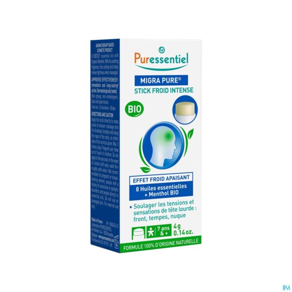 Packshot Puressentiel Migra Pure Stick Koude Intense 5g