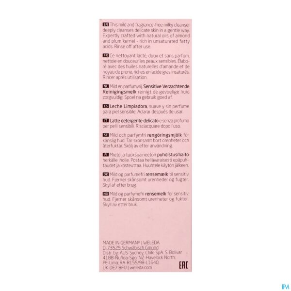 Packshot Weleda Sensitive Hydraterende Reinigingsmelk 75ml