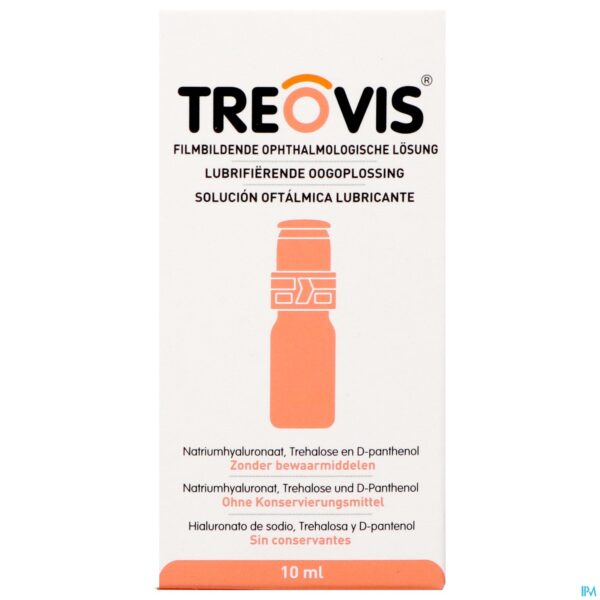 Packshot Treovis Lubrifierende Oogoplossing 10ml