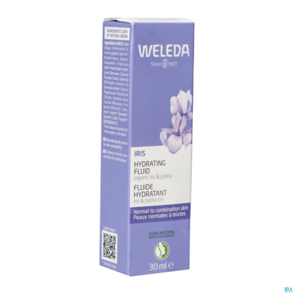 Packshot Weleda Iris Hydraterende Fluide 30ml Packshot Weleda Iris Hydraterende Fluide 30ml