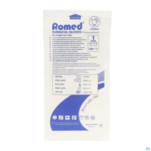 Packshot Handschoen Latex Onderzoek Medium 2 Pontos