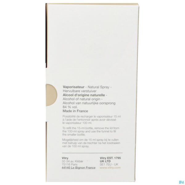 Packshot Vitry Eau De Toilette Blanc Organdi 100ml