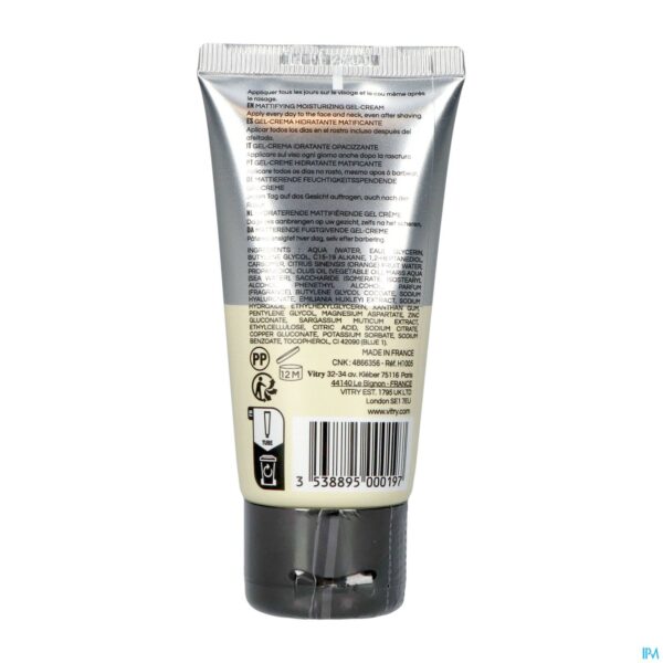 Packshot Vitry Secret Sources Hydra Mattifie Gelcreme 50ml
