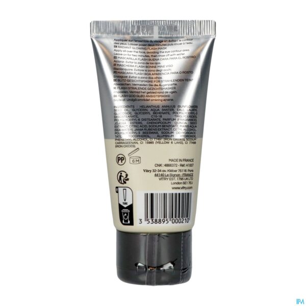Packshot Vitry Man Masker Instant Stralende Huid 50ml Packshot Vitry Man Masker Instant Stralende Huid 50ml