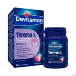 Productshot Davitamon Teens Aardbei Comp 60 Productshot Davitamon Teens Aardbei Comp 60