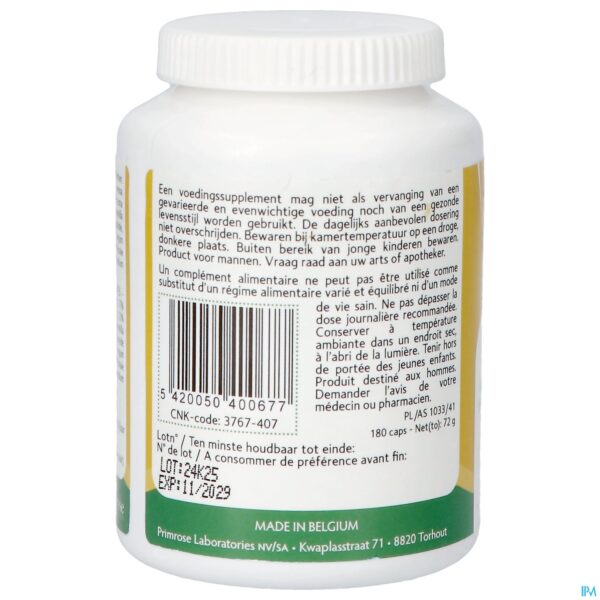 Packshot Bentis Caps 180 Packshot Bentis Caps 180