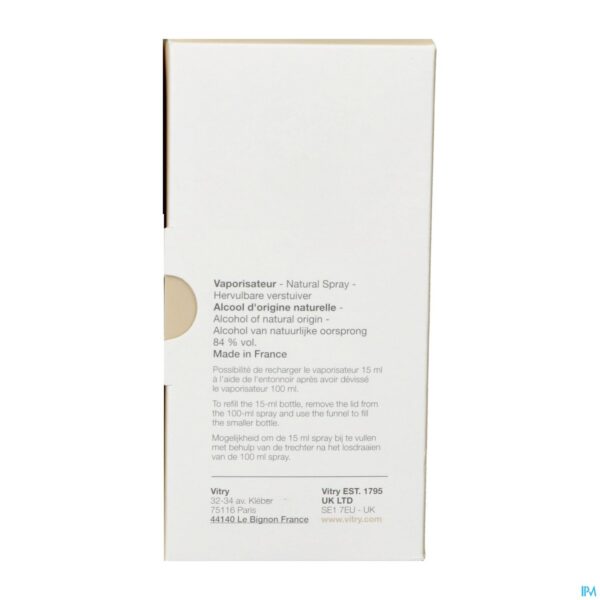 Packshot Vitry Eau De Toilette Blanc Organdi 100ml