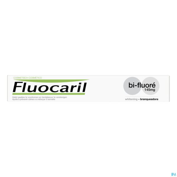 Packshot Fluocaril Tandpasta Bi-fluore 145 White 75ml Nf Packshot Fluocaril Tandpasta Bi-fluore 145 White 75ml Nf