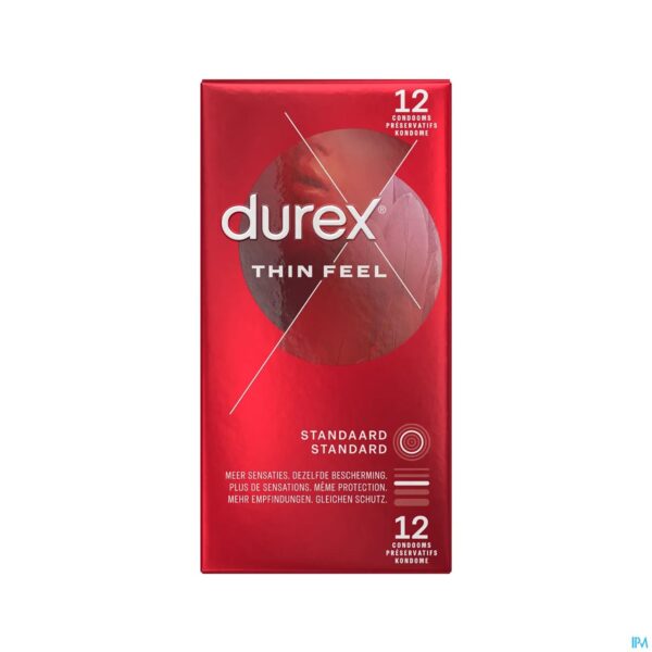 Packshot Durex Thin Feel Condoms 12