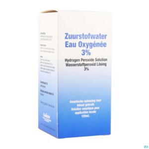 Packshot Zuurstofwater 3% Qualiphar 125ml