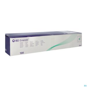 Packshot Bd Emerald 5ml Luer Slip+detach.needl.21gx40mm 100