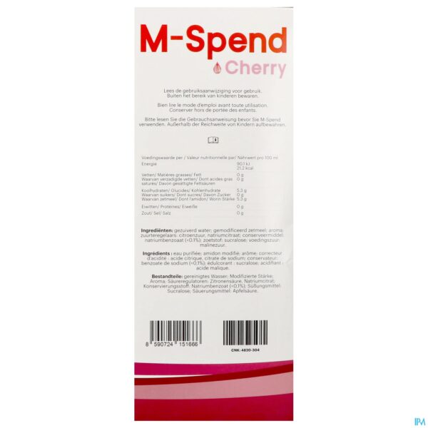 Packshot M-spend Cherry 1l Verv.3393840
