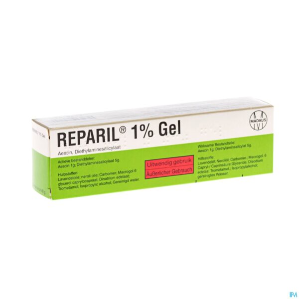 Packshot Reparil Gel 1% 40g Packshot Reparil Gel 1% 40g
