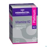 Packshot Mannavital Vitamine K2 Platinum V-caps 60