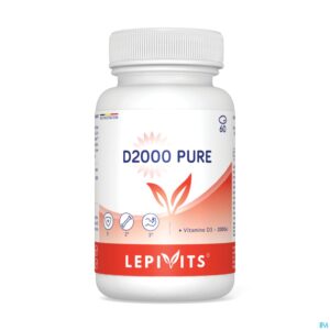 Productshot D2000 Pure Caps 60 Lepivits
