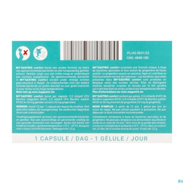 Packshot My Gastric Comfort Caps 60