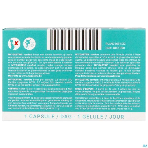 Packshot My Gastric Comfort Caps 30