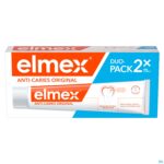 Packshot Elmex A/caries Original Tandpasta 2x75ml