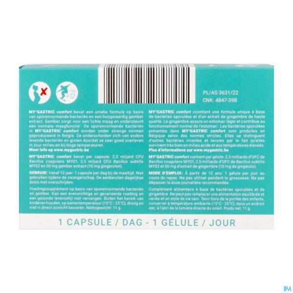 Packshot My Gastric Comfort Caps 30