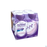 Packshot Fortimel Compact Protein 2.4kcal Bosvrucht 4x125ml
