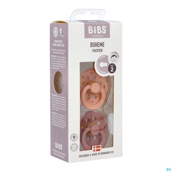 Packshot Bibs 2 Fopspeen Boheme Duo Peach/woodchuck 2 Packshot Bibs 2 Fopspeen Boheme Duo Peach/woodchuck 2