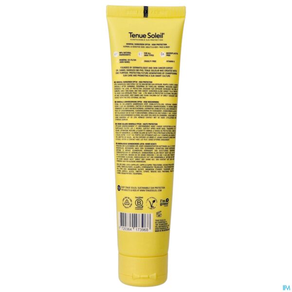 Packshot Tenue Soleil Minerale Zonnecreme Spf30 100ml