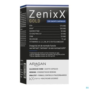 Packshot Zenixx Gold Caps 120x890mg Nf