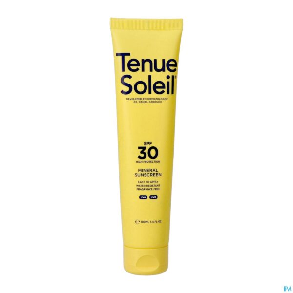 Packshot Tenue Soleil Minerale Zonnecreme Spf30 100ml