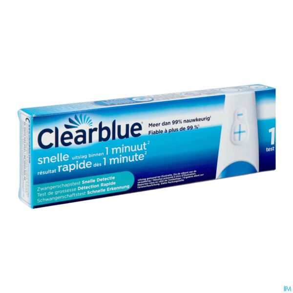 Packshot Clearblue Plus Zwangerschapstest 1