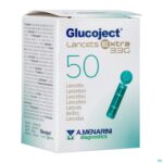 Packshot Glucoject l.extra 33g Lancetten 50
