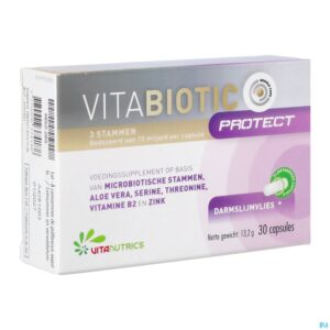 Packshot Vitabiotic Protect V-caps 30