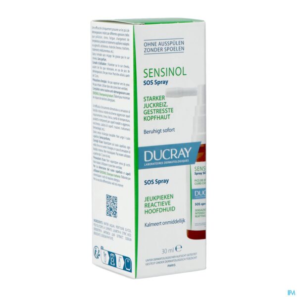 Packshot Ducray Sensinol Serum Sos Spray 30ml Packshot Ducray Sensinol Serum Sos Spray 30ml