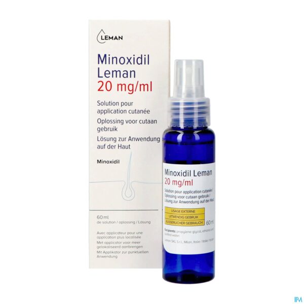 Productshot Minoxidil Leman 20mg/ml Opl Cutaan Gebruik 1
