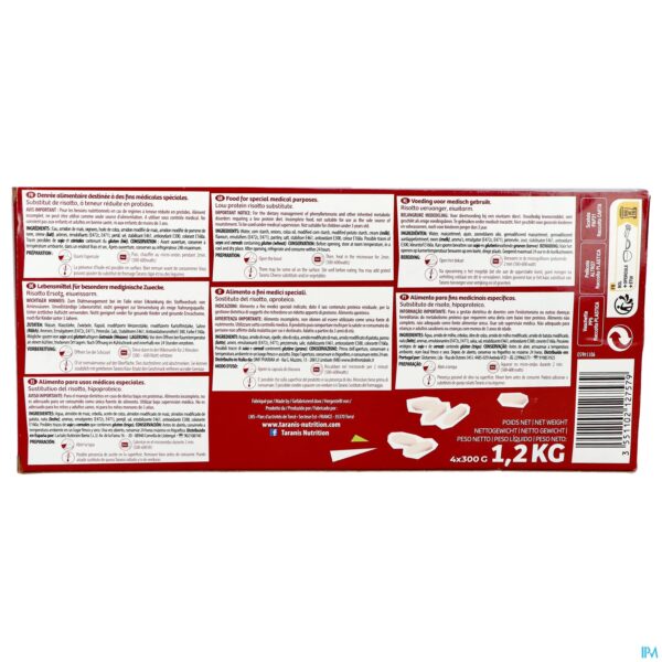Packshot Taranis Risotto Vervanger 4x300g