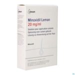 Packshot Minoxidil Leman 20mg/ml Opl Cutaan Gebruik 3