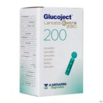 Packshot Glucoject l.extra 33g Lancetten 200