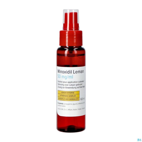 Productshot Minoxidil Leman 50mg/ml Opl Cutaan Gebruik 1